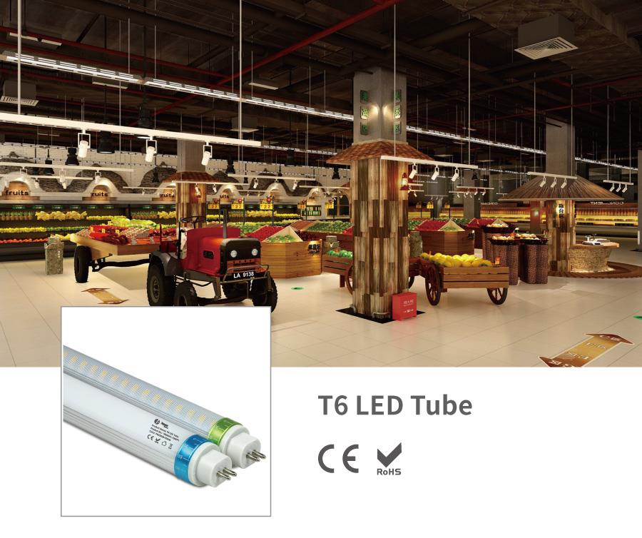 tube à LED à économie d'énergie 3000K-6000K energy saving LED tube light 3000K-6000K